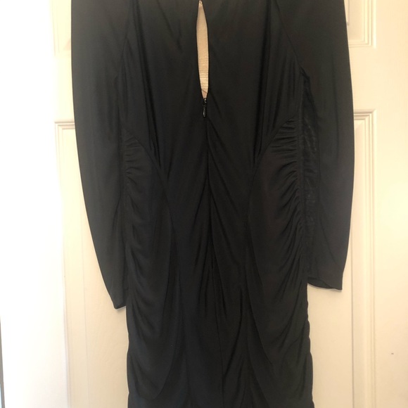 Bcbg black dress with beige mesh - Picture 2 of 2